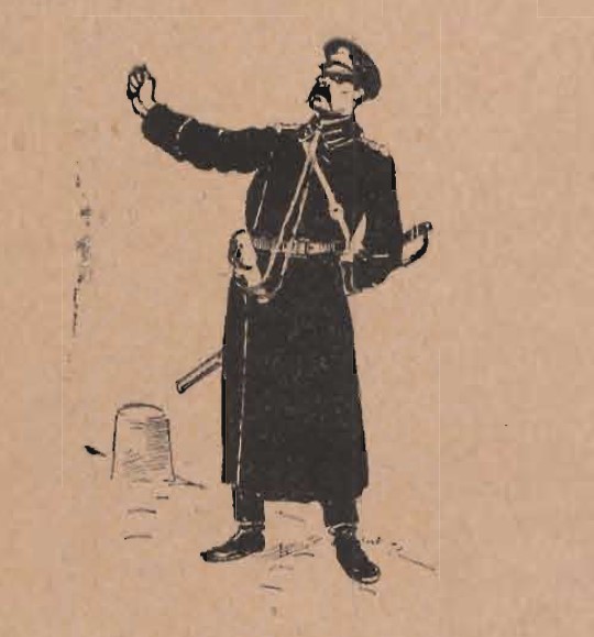 Будочник. Журнал Коса. 1906 год.